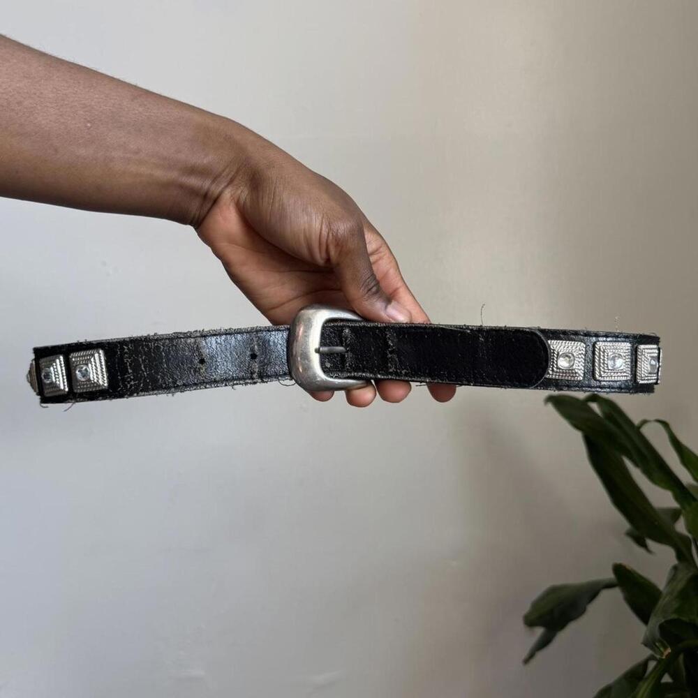 Vintage‎ Y2K Studded Rhinestone Belt S/M